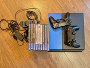 PlayStation 4 + 2 pady + 9 gier! PS4 1 TB mega zestaw