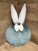 Poduszka dekoracyjna zajączek wielkanocny minky zielona 