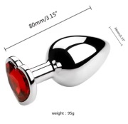 Metalowy korek analny dla kobiet, mężczyzn, par, zabawka do odbytu