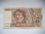 BANKNOT Francja 100  Franków  1983 r. seria H.69