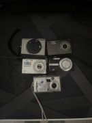 5 aparatów, kodak, Olympus, Canon, cyfrowe i analog
