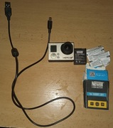 GoPro Hero 3+ plus bateria zapasowa i kabel USB do kamerki 