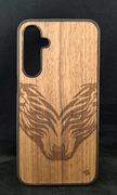 Etui / case drewniany dla Samsung A53 Orzech Amerykański WILK