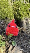 Mały smok na szydełku, maskotka handmade, 9 cm