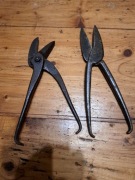 Stare nożyce do blachy sygnowane 2 szt