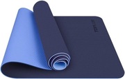 Mata do ćwiczeń Toplus 183 cm x 61 cm odcienie niebieskiego