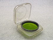 Leica Leitz GmbH Wetzlar oryginalny zielony filtr 39 mm w plastikowym etui 