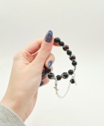 Bransoletka na rękę z krzyżem y2k vintage swag alternative goth gotycka