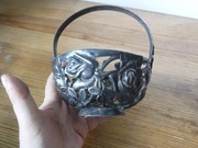 Stara duża cukiernica róże  Hefra ZOBACZ 