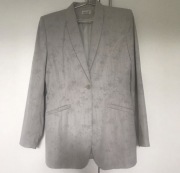 Vintage Miss It Update z lat 2000 szara marynarka żakiet w kwiaty 38 M