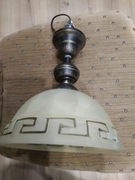 Stylowy szklany żyrandol