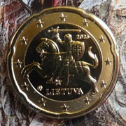 LITWA 2025 20 CENTÓW UNC !!!!!!!!!!