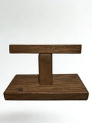 Podstawka na telefon z ładowarką/stojak na zegarek drewniane