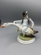 Herend chłopiec na gęsi 