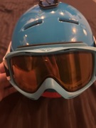 Kask narciarski Salomon i gogle Uvex