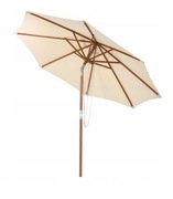 Parasol klasyczny Costway beżowy 270 x 248 cm
