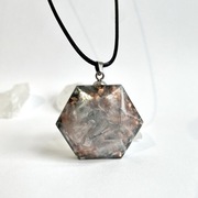 Orgonit osobisty z kamieniami naturalnymi: selenit. Odpromiennik. Harmonia