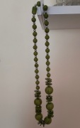 Sprzedam zielone korale z czasów PRL-u