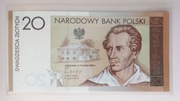 20 zł złotych - 2009 r. - Juliusz Słowacki -  stan 1 UNC