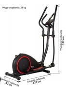 Orbitrek magnetyczny HAMMER Crosstech XTR4125 16kg 32cm 