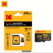 Micro SD 256GB U3 V30 marki Kodak nowa, oryginalna karta pamięci 
