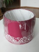 Lampki nocne klosz lampy abażur bordo