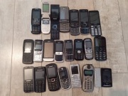 Zestaw telefonów komórkowych 22 szt. Nokia, Motorola, Samsung, LG