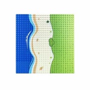Płytka konstrukcyjna do klocków lego 32x32, plaża wyspa