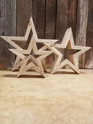Gwiazda drewniana każdy rozmiar