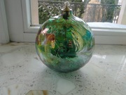 LAMPKA OLIWNA PIĘKNA  ZIELONA KOLOROWA