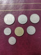 Rumunia 7 monet różne nominały i roczniki