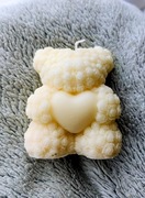 Świece sojowe zapachowe miś walentynki dzień mamy podziękowania ślubne 