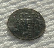 August III Sas Wettyn Toruń 1 szeląg solidus 1763 Bez znaku menniczego