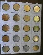 Zestaw dla kolekcjonera, medale, monety lokalne. 