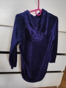 fioletowa długa bluza tunika Label 122 cm