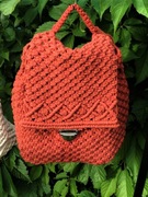 Plecak/torebka - makrama