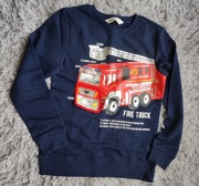 Bluza granatowa nowa straż pożarna H&M 134/140