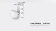 Reflektor LED na szynę UPSHINE TL02-25W barwa 2700k