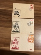 POCZTA SOLIDARNOŚCI.3 KOPERTY.