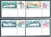 2881-84 Polska żegluga bałtycka - promy -kasowane z pustopolem