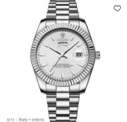 ZEGAREK MĘSKI KWARCOWY LUKSUSOWY Z DUZYM CYFERBLATEM