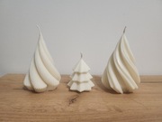 Zestaw świec sojowych choinki w dowolnym zapachu i kolorze 