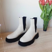 Zara Flat leather ankle boots