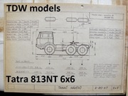TATRA 813NT 6x6 TDW models - druk 3d 
