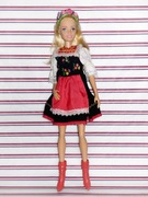 lalka Barbie w stroju ludowym