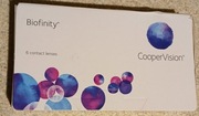 Soczewki kontaktowe miesięczne Biofinity 6 szt. moc -1.00