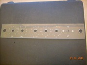 Wzmacniacz lampowy szyld pod potencjometry