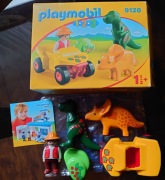 Playmobil 1.2.3 Badacz dinozaurów z quadem 9120