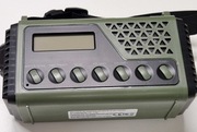 Radio na korbkę, baterie, solarne, latarka