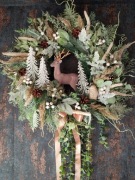 Wyjątkowy wianek świąteczny zimowy - Zimowa Baśń 